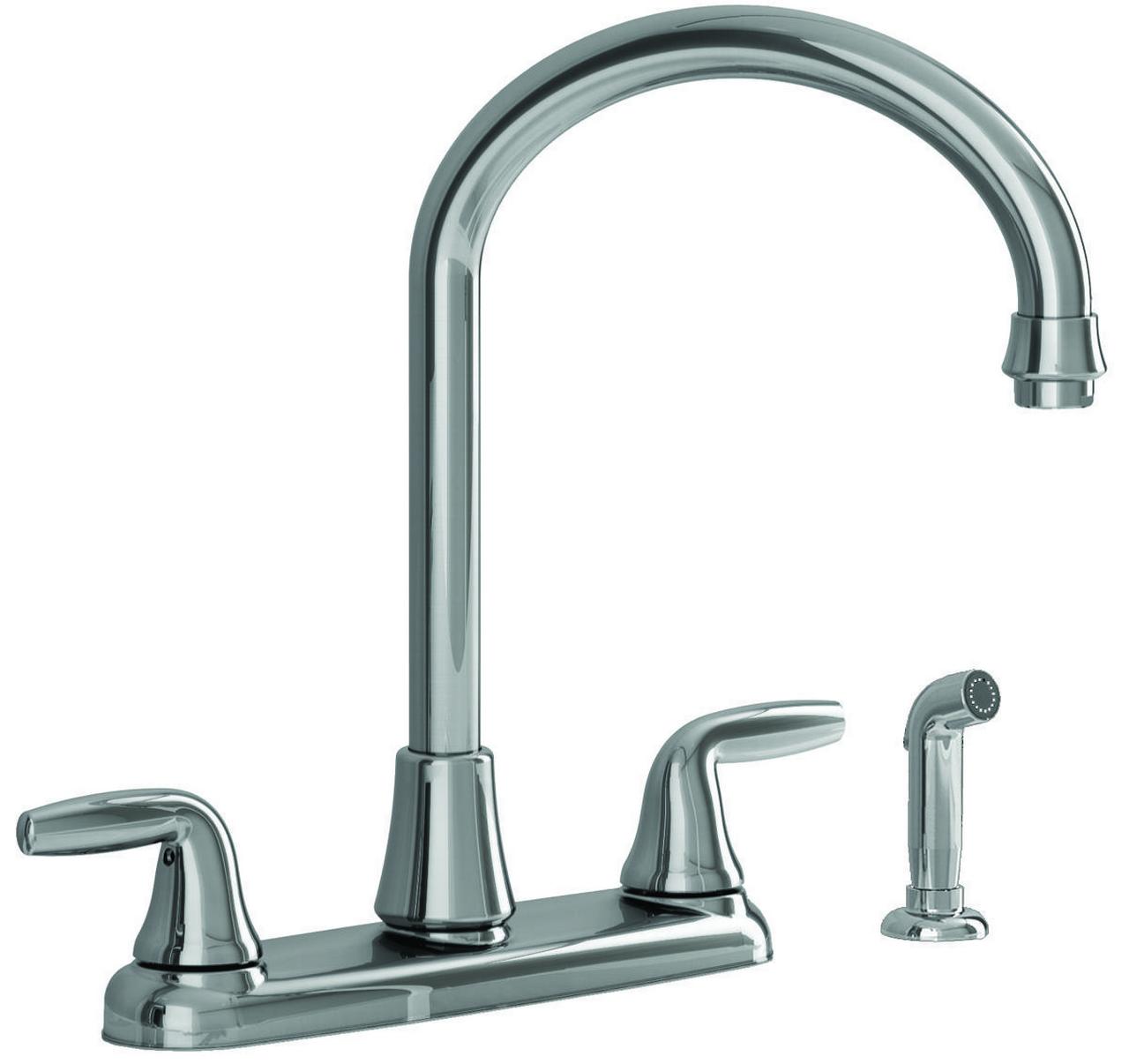 Jocelyn Chrm 2 Hndl Kitchen Faucet w/Spray- Am Std - Home & Things