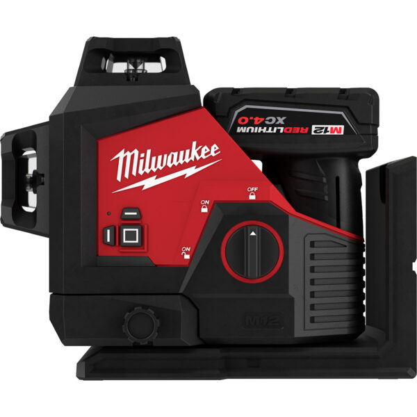 Milwaukee M12 Green 360° 3-Plane Laser Kit