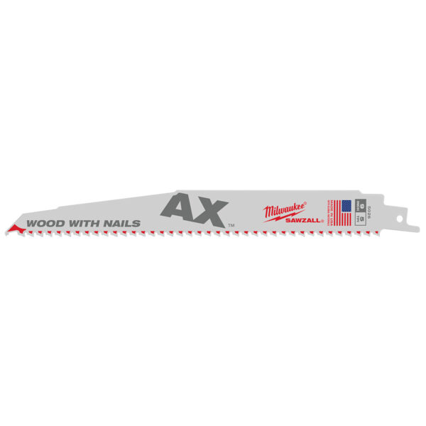 Milwaukee 9" TPI The AX SAWZALL Blade (5PK)