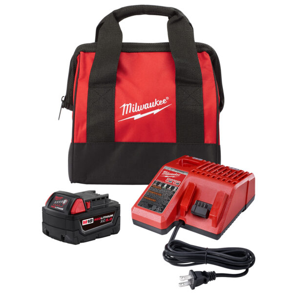 Milwaukee M18 REDLITHIUM XC5.0 Starter Kit - Image 2