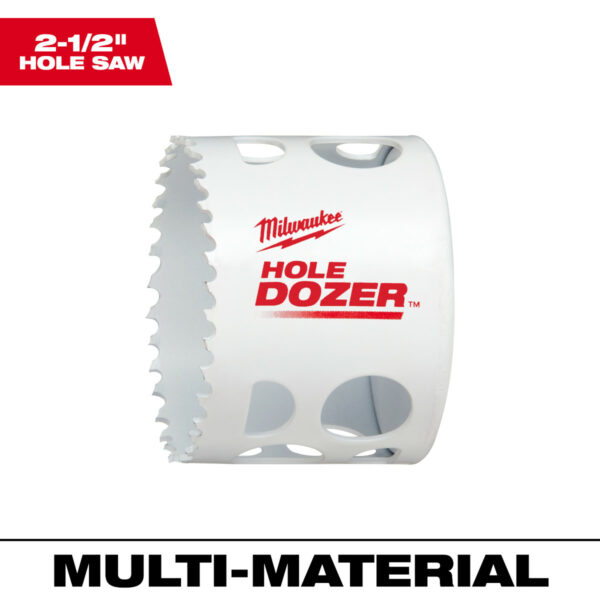 Milwaukee 2 1/2" Hole Dozer Bi-Metal Hole Saw - Image 2