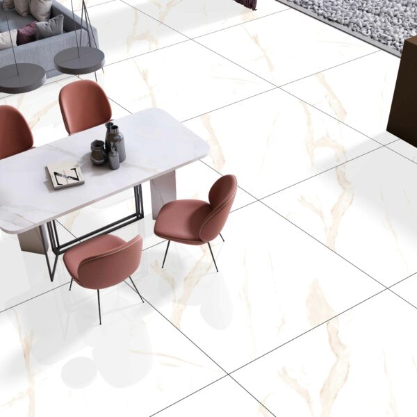 Carrara Gold Glossy 120x120/48 x 48 (A -2pcs/bx - Image 2